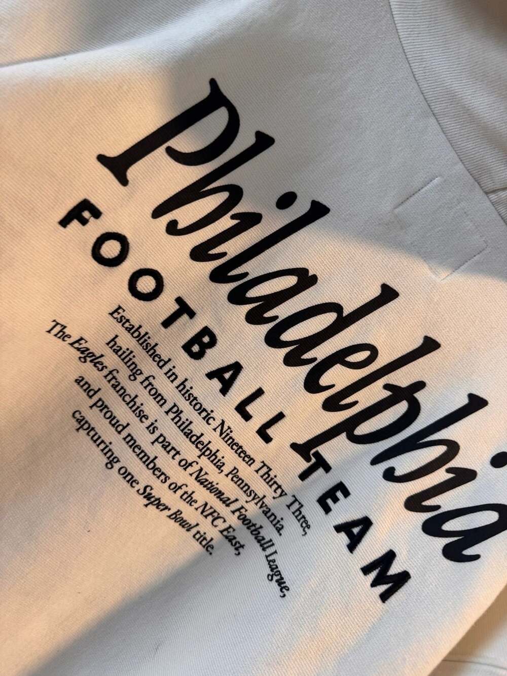 '47 Brand Philadelphia Eagles Hoodie NWOT - Picture 5 of 7